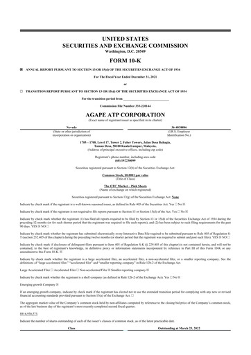 Thumbnail Agape ATP 10-K Annual Report 2021