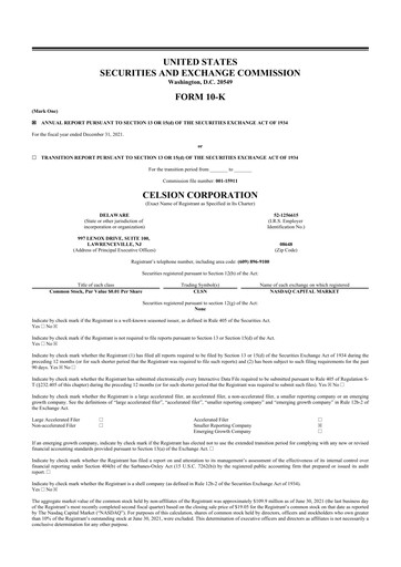 Vorschaubild Imunon 10-K Jahresbericht 2021