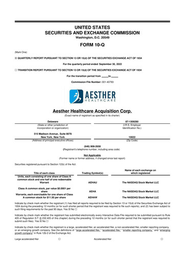 Vorschaubild Ocean Biomedical 10-Q Quartalsbericht 2022 