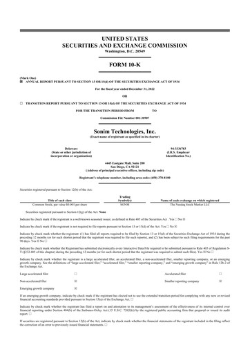 Vorschaubild Sonim Technologies
 10-K Jahresbericht 2022