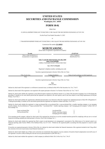 Thumbnail Odysight.ai 10-K Annual Report 2022