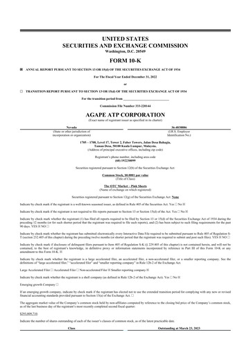 Thumbnail Agape ATP 10-K Annual Report 2022