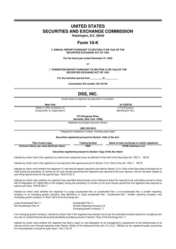 Vorschaubild DSS, Inc. (Document Security Systems) 10-K Jahresbericht 2022