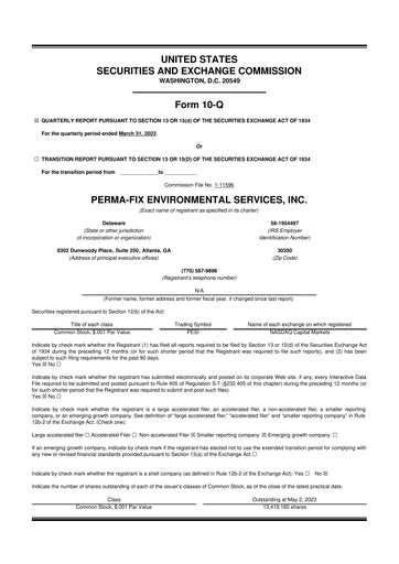 Thumbnail Perma-Fix Environmental Services 10-Q Quarterly Report FY2023 
