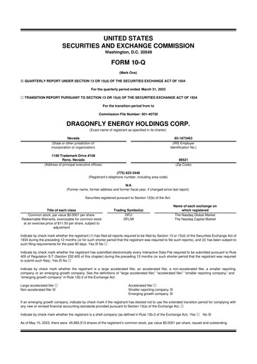 Thumbnail Dragonfly Energy 10-Q Quarterly Report FY2023 