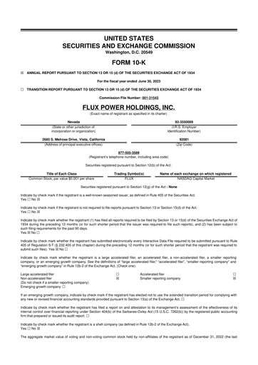 Thumbnail Flux Power 10-K Annual Report 2023