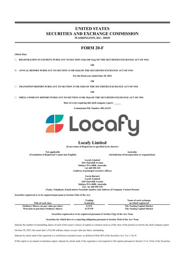 Thumbnail Locafy 20-F Annual Report 2023