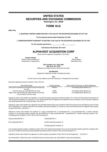 Miniature AMC Robotics Corporation 10-Q Rapport trimestriel  