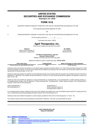 Thumbnail Serina Therapeutics 10-Q Quarterly Report FY2023 