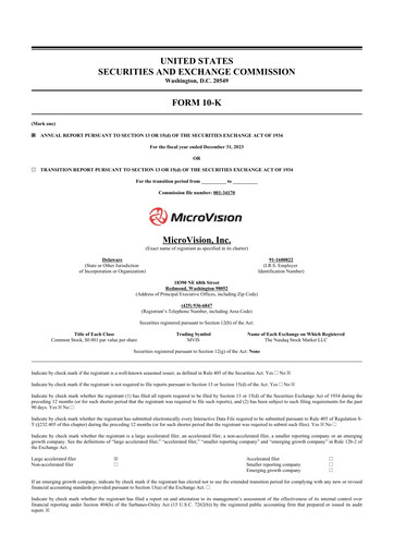 Thumbnail MicroVision 10-K Annual Report 2023