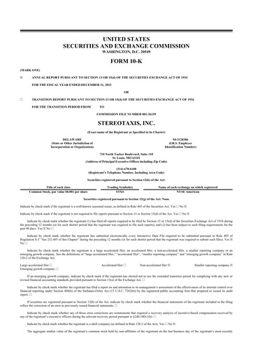 Thumbnail Stereotaxis 10-K Annual Report 2023