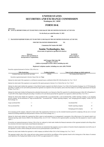 Vorschaubild Sonim Technologies
 10-K Jahresbericht 2023