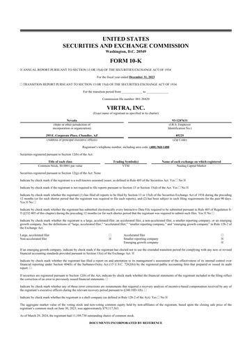 Thumbnail VirTra 10-K Annual Report 2023