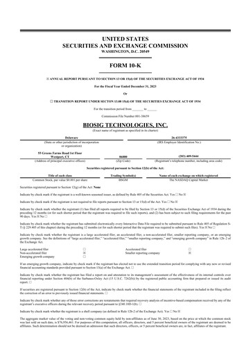 Thumbnail BioSig Technologies
 10-K Annual Report 2023