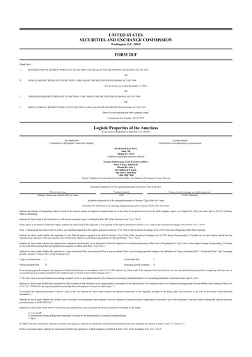 Thumbnail Logistic Properties of the Americas 20-F Annual Report 2023