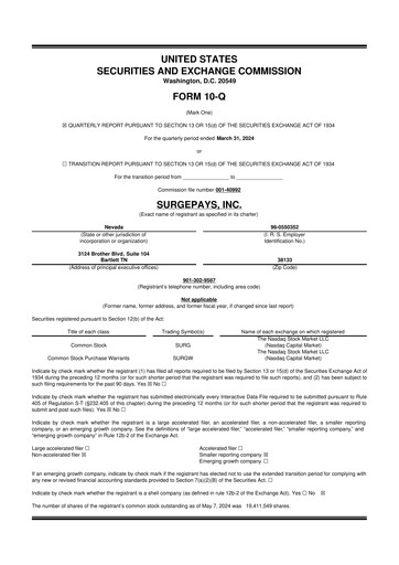 Vorschaubild SurgePays 10-Q Quartalsbericht 2024 