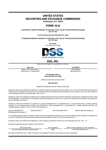 Vorschaubild DSS, Inc. (Document Security Systems) 10-Q Quartalsbericht 2024 