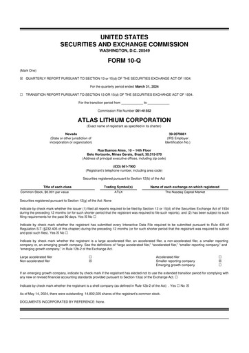Thumbnail Atlas Lithium 10-Q Quarterly Report FY2024 