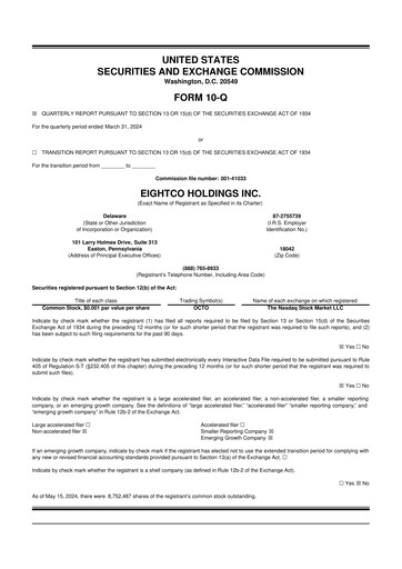 Thumbnail Eightco Holdings 10-Q Quarterly Report FY2024 