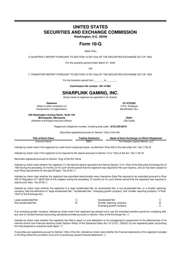 Vorschaubild Sharplink 10-Q Quartalsbericht 2024 