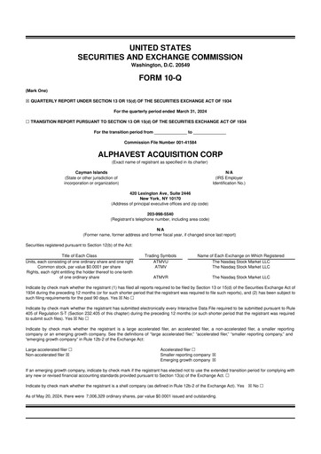 Miniature AMC Robotics Corporation 10-Q Rapport trimestriel  