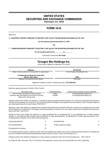 Thumbnail Tevogen Bio 10-Q Quarterly Report FY 