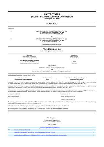 Thumbnail FibroBiologics 10-Q Quarterly Report FY2024 
