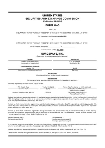 Vorschaubild SurgePays 10-Q Quartalsbericht 2024 