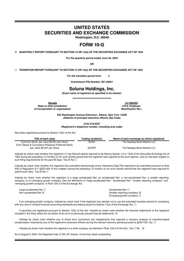 Vorschaubild Soluna Holdings 10-Q Quartalsbericht 2024 