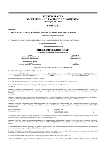 Thumbnail The Glimpse Group 10-K Annual Report 2024