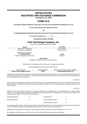 Vorschaubild TON Strategy Co. 10-Q Quartalsbericht 2024 