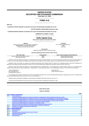Thumbnail SuRo Capital 10-Q Quarterly Report FY2024 