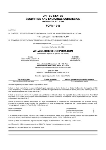 Thumbnail Atlas Lithium 10-Q Quarterly Report FY2024 