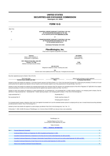 Thumbnail FibroBiologics 10-Q Quarterly Report FY2024 