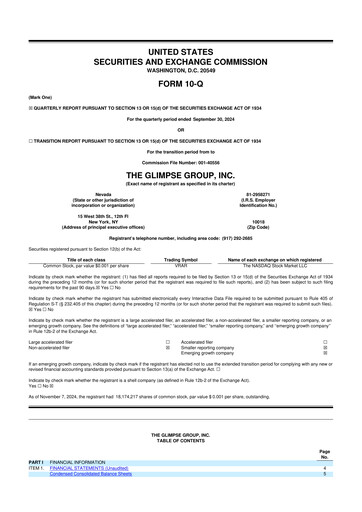 Thumbnail The Glimpse Group 10-Q Quarterly Report FY2025 