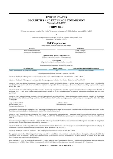 Thumbnail IDT Corporation
 10-K Annual Report 2025
