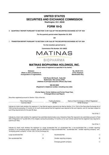 Thumbnail Matinas BioPharma 10-Q Quarterly Report FY2025 