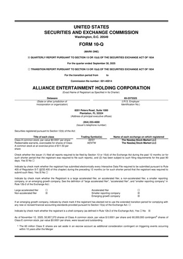 Vorschaubild Alliance Entertainment 10-Q Quartalsbericht 2026 