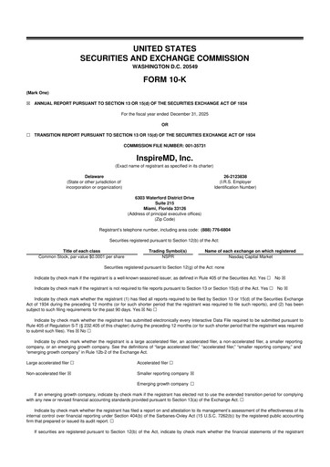 Thumbnail InspireMD 10-K Annual Report 2025