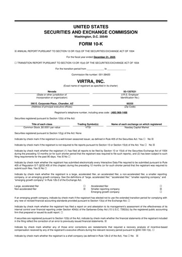 Thumbnail VirTra 10-K Annual Report 2025