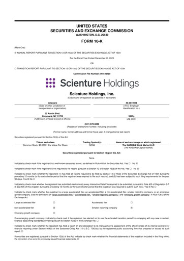 Miniature Scienture Holdings 10-K Rapport annuel 2025