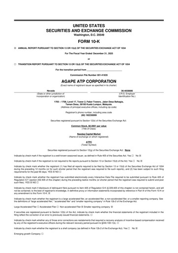 Thumbnail Agape ATP 10-K Annual Report 