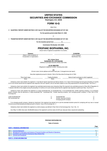 Thumbnail Propanc Biopharma 10-Q Quarterly Report FY 