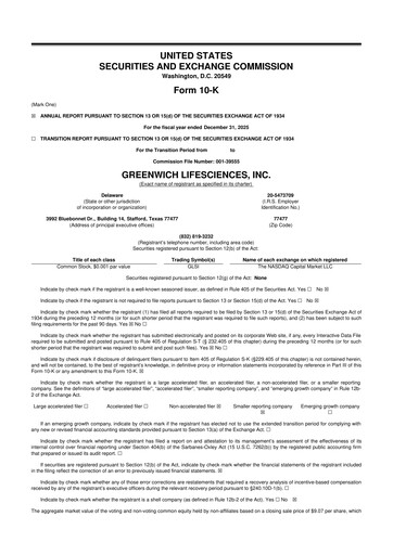 Thumbnail Greenwich LifeSciences 10-K Annual Report 2025