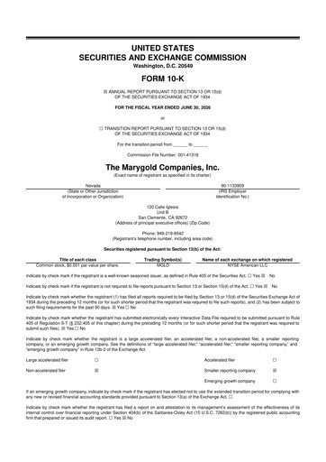 Thumbnail the Marygold Companies 10-K Annual Report 2026