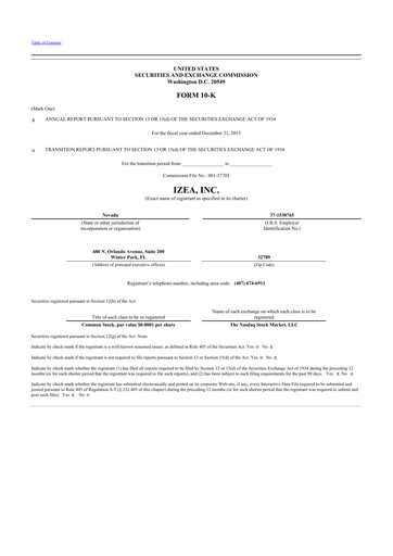 Thumbnail IZEA Worldwide
 10-K Annual Report 2015