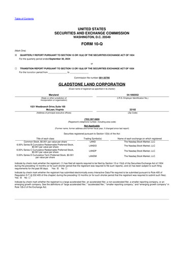 Thumbnail Gladstone Land 10-Q Quarterly Report FY2024 