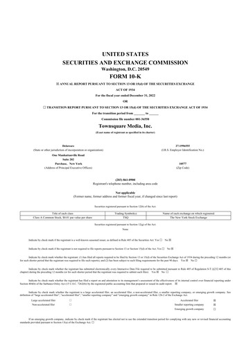 Thumbnail Townsquare Media 10-K Annual Report 2022