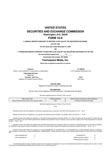 Thumbnail Townsquare Media 10-K Annual Report 2025