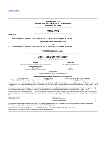 Miniature Quanterix 10-Q Rapport trimestriel 2025 